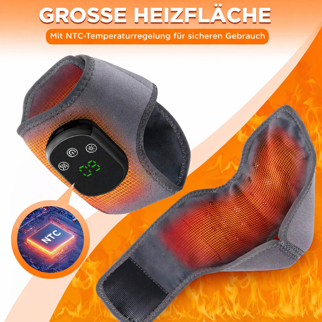 Wärme- und Vibrationsmassage für entspannte Knöchel zu Hause