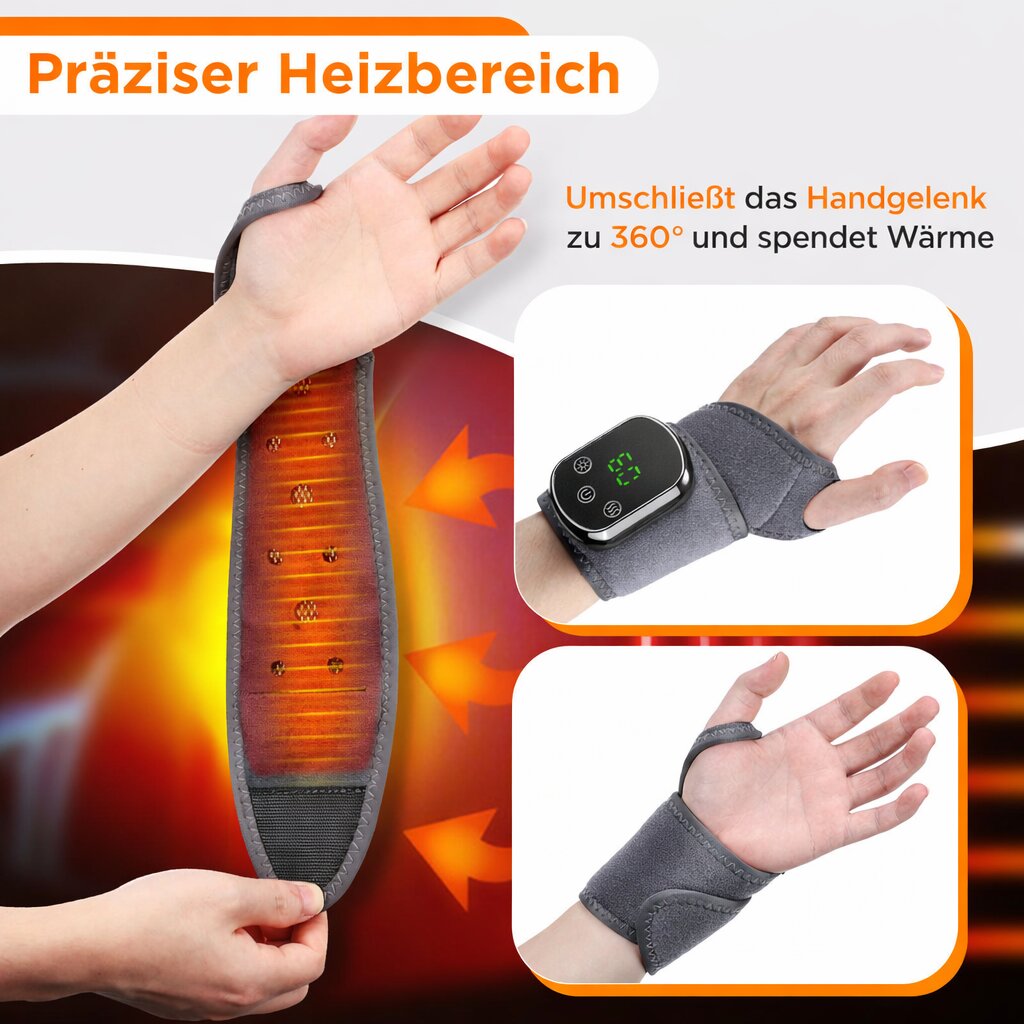 Wärme- und Vibrationsmassage für entspannte Knöchel zu Hause