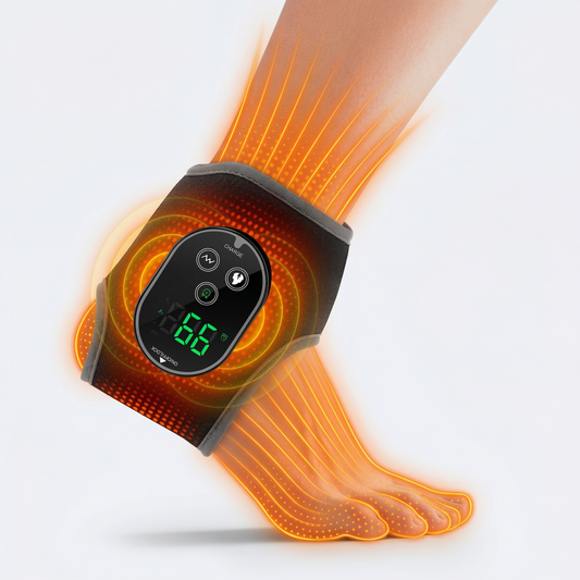 Heat & vibration massage for relaxed ankles at home